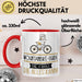 Mountainbike-Guide Geschenk Tasse Becher Die Frau Die Allen Kann Geschenkidee für eine Mountainbike-Guide Lustig Rot Trendation