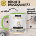 Pilates-Enthusiastin Tasse Geschenk Becher Stark Attraktiv Furchtlos Pilates-Enthusiastin Lustige Geschenkidee Grün Trendation