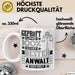 Anwalt Geschenk Lustiger Spruch für Anwalt Geschenkidee Bester Anwalt Der Welt Weiß Trendation
