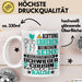 Schwiegercousin Geschenk Tasse Lustiger Spruch Erheben Sie Sich Der Schwiegercousin Betritt den Raum Weiß Trendation