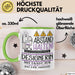 Designerin Tasse Geschenk Lustig Abstand Halten Hochleistungs-Designerin Mit Drang Zur Perfektion Bei Der Arbeit Grün Trendation
