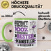 Künstler Geschenk Lustiger Spruch für Künstler Geschenkidee Bester Künstler Der Welt Grün Trendation