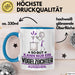 Vogelzüchter Geschenk Tasse So Gut Kann Nur Ein Vogelzüchter Aussehen Geschenkidee Kaffee-Becher Blau Trendation