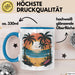 Sommerzeit Tasse Geschenkidee für Sonnenliebhaber Blau Trendation