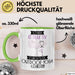 Outdoor-Yoga-Lehrerin Tasse Geschenk Becher Stark Attraktiv Furchtlos Outdoor-Yoga-Lehrerin Lustige Geschenkidee Grün Trendation