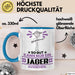 Jäger Geschenk Tasse So Gut Kann Nur Ein Jäger Aussehen Geschenkidee Kaffee-Becher Blau Trendation