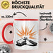 Bushcraft Fan Tasse Geschenkidee Naturfertigkeiten Liebhaber Rot Trendation