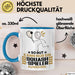 Squash-Spieler Geschenk Tasse So Gut Kann Nur Ein Squash-Spieler Aussehen Geschenkidee Kaffee-Becher Blau Trendation