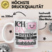 Systemadministratorin Ausbildung Start Geschenk Tasse Ich Bin Systemadministratorin In Der Ausbildung Ich Darf Das Kaffee-Becher Geschenkidee Weiß Trendation