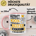 Cousin Geschenk Lustiger Spruch für Cousin Geschenkidee Bester Cousin Der Welt Rosa Trendation