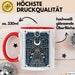 Tarotkartenleser Tasse Geschenkidee für mystische Sucher Rot Trendation