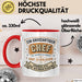 Büroarbeit Kollege Chef Tasse Geschenk Lustige Geschenkidee Spruch Ein Grossartiger Chef Ist Schwer Zu Finden Rot Trendation