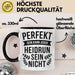 Heidrun Tasse Geschenk Perfekt Sein Kann Jeder Geschenkidee Geburtstag Schwarz Trendation