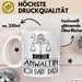 Geschenk für Anwältin Tasse Lustige Geschenkidee Geburtstag Ich Bin Anwältin Ich Darf Das Weiß Trendation