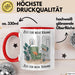 Neues Zuhause Eigentümer Tasse Geschenk Lustige Geschenkidee Spruch Zeit Für Neue Räume Zeit Für Neue Träume Rot Trendation