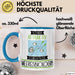 Meeresbiologin Tasse Geschenk Becher Stark Attraktiv Furchtlos Meeresbiologin Lustige Geschenkidee Blau Trendation