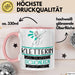Kletterin Weil Es Keinen Schöneren Beruf Gibt Tasse Geschenk für Eine Kletterin Lustig Rosa Trendation