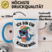 Kölner Karneval Tasse Geschenk Ich bin Karneval Fan Blau Trendation