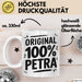 Petra Tasse Geschenk Original 100% Petra Geschenkidee Geburtstag Weiß Trendation