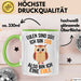 Eule Tierliebhaber Tasse Geschenk Lustige Geschenkidee Spruch Eulen Sind Süß Ich Bin Süß Also Bin Ich Eine Eule Grün Trendation