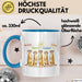 Schüler Abschluss Tasse Geschenk Lustige Geschenkidee Spruch Herzlichen Glückwunsch Zur Bestandenen Prüfung Blau Trendation