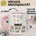 Geschenk für Live-Musik-Fan Tasse Lustige Geschenkidee Geburtstag Ich Bin Live-Musik-Fan Ich Darf Das Rosa Trendation
