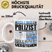 Polizist Geschenk Tasse Geschenkidee für Polizist Geburtstag Lustiger Spruch Ich Bin Polizist Ich Kann Es Dir Erklären Aber Nicht Für Dich Verstehen Weiß Trendation