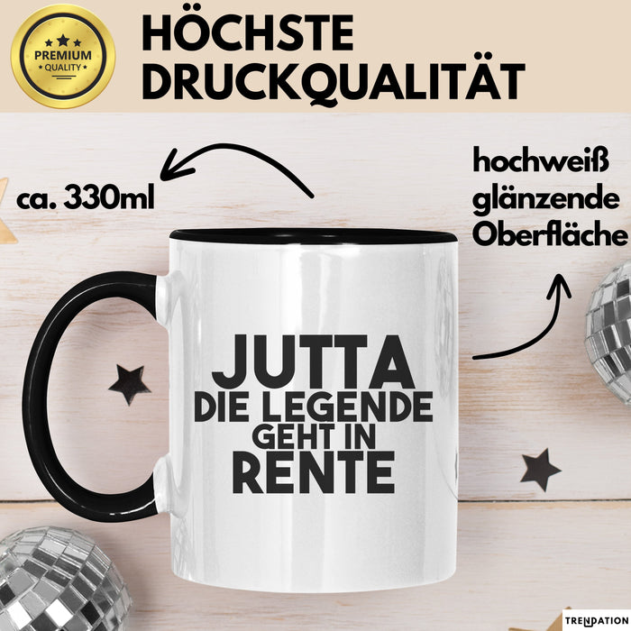 Jutta Tasse Jutta – Die Legende Geht In Rente Geschenk