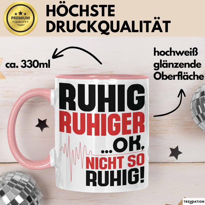 Arzt Tasse Geschenk Mfa Krankenschwester Geschenkidee Anästhesist Kaffee-Becher Rosa Trendation
