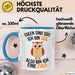 Eule Tierliebhaber Tasse Geschenk Lustige Geschenkidee Spruch Eulen Sind Süß Ich Bin Süß Also Bin Ich Eine Eule Blau Trendation