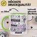 Künstlerin Geschenk Becher Tasse Gott Schuf Alle Menschen Gleich Nur Die Besten Durfeten Künstlerin Werden Geschenkidee Lustig Grün Trendation