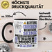 Straßenmusiker Geschenk Tasse Lustiger Spruch Erheben Sie Sich Der Straßenmusiker Betritt den Raum Schwarz Trendation