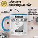 Abenteurerin Tasse Geschenk Ich Bin Abenteurerin Warum Weil Ich Es Kann Geschenkidee Geburtstag Blau Trendation