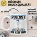 Polizist Tasse Geschenk für Polizist Der Mann Der Alles Kann Geschenkidee zum Geburtstag Weiß Trendation