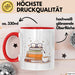 Bücherwurm Tasse Geschenk Lustige Geschenkidee Spruch Für Lese Liebhaber Rot Trendation