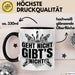 Handwerker Geschenk Tasse Geht Nicht Gibts Nicht Handwerk Hausmeister Geschenkidee Spruch Kaffee-Becher Schwarz Trendation