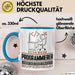 Programmierer Geschenk Tasse Ich Bin Programmierer Aber Sag Doch Einfach Superheld Lustige Geschenkdiee für Programmierer Kaffee-Becher Blau Trendation