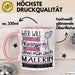 Malerin Tasse Geschenk Spruch Wer Will Schon Prinzessin Sein Wenn Man Auch Malerin Sein Kann Rosa Trendation
