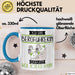 Bergführerin Tasse Geschenk Ich Bin Bergführerin Warum Weil Ich Es Kann Geschenkidee Geburtstag Blau Trendation