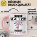 Malerin Tasse Geschenk Ich Bin Malerin Warum Weil Ich Es Kann Geschenkidee Geburtstag Rosa Trendation