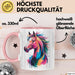 Pferd Tier Liebhaber Tasse Becher Geschenk Lustige Geschenkidee Spruch Rosa Trendation