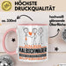 Halbschwager Geschenk Tasse Ich Bin Halbschwager Aber Sag Doch Einfach Superheld Lustige Geschenkdiee für Halbschwager Kaffee-Becher Rosa Trendation