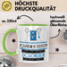 Aquarium-Hobbyistin Weil Es Keinen Schöneren Beruf Gibt Tasse Geschenk für Eine Aquarium-Hobbyistin Lustig Grün Trendation