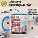 Kitesurferin Tasse Geschenk Spruch Wer Will Schon Prinzessin Sein Wenn Man Auch Kitesurferin Sein Kann Blau Trendation
