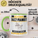 Jazz-Pianist Tasse Geschenk für Jazz-Pianist Geburtstag Lustiger Spruch Kaffee-Becher Was Ist Deine Superkraft Grün Trendation