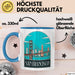 Francisco Kalifornien USA Tasse Geschenk Lustige Geschenkidee Spruch Blau Trendation