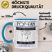 Pop-Fan Und Prinzessin Tasse Geschenk Für Eine Pop-Fan Geburtstag Was Ist Deine Superkraft Blau Trendation