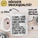 Vergesslich Tasse Geschenk I Came I Saw I Forgot Geschenkidee Lustig Weiß Trendation