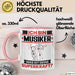Musiker Tasse Geschenk für Musiker Geburtstag Lustiger Spruch Kaffee-Becher Was Ist Deine Superkraft Rosa Trendation