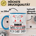 Geschenk für Wrestlerin Tasse Lustige Geschenkidee Geburtstag Ich Bin Wrestlerin Ich Darf Das Blau Trendation